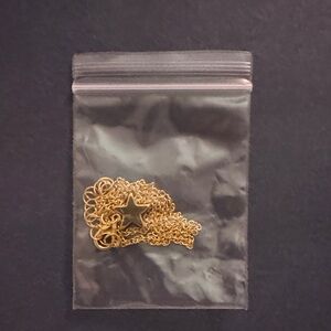 Gold-Toned Star Pendant Necklace